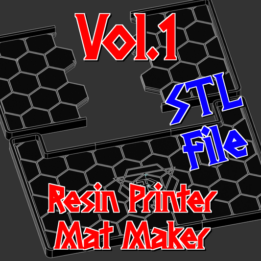 Vol.1 | Resin Printer Mat Maker | STL Files