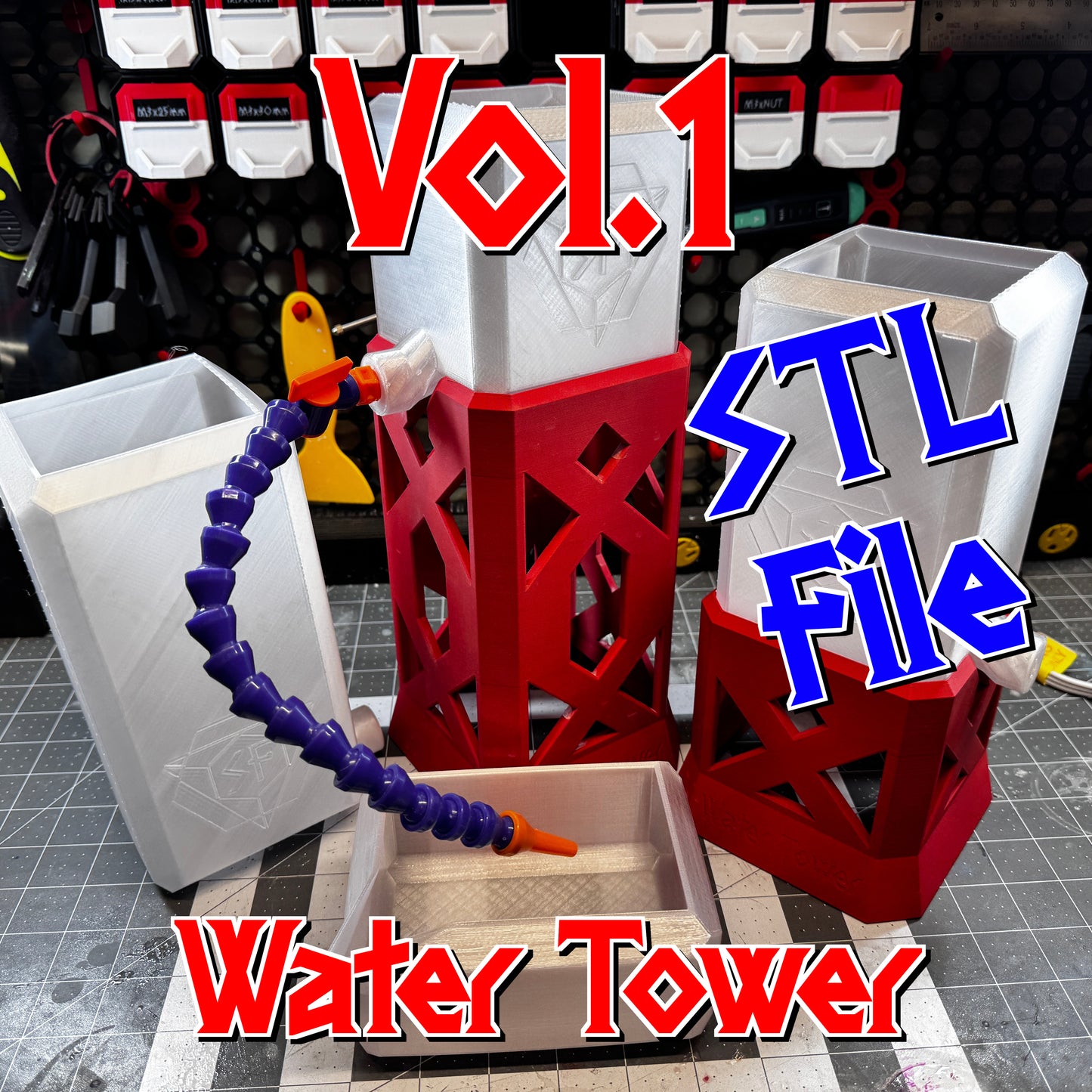 Vol.1 | Water Tower | STL Files