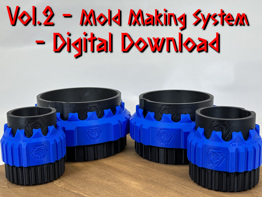 Vol.2 | Mold Making System “Core” Collection | Dice Mold Maker STL Files