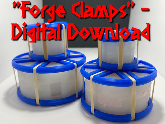 Forge Clamps Digital Collection - Silicone Mold Flashing Reducer | STL Files