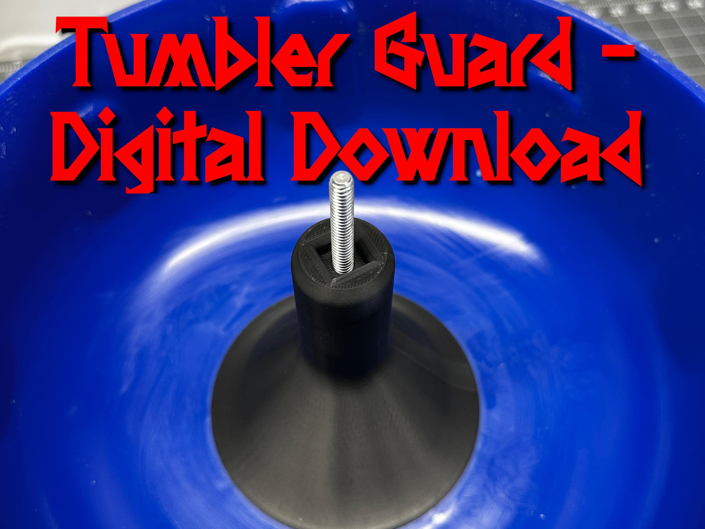 Vibratory Tumbler Guard - Dice Polishing Modification | STL Files