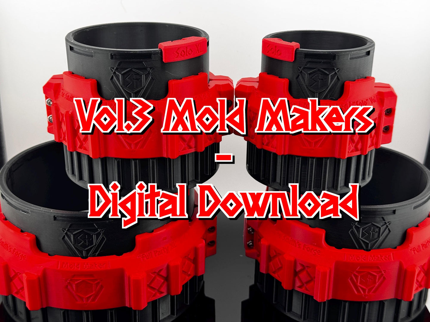 Vol.3 | Mold Making System “Core” Set | Dice Mold Maker STL Files