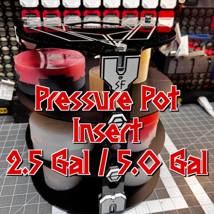 Pressure Pot Insert *Updated* - Adjustable Height and Resin Resistant | Laser Cut / Physical Print